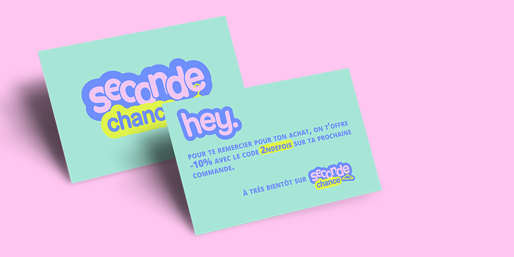 Cartes promotionnelles pour Seconde Chance